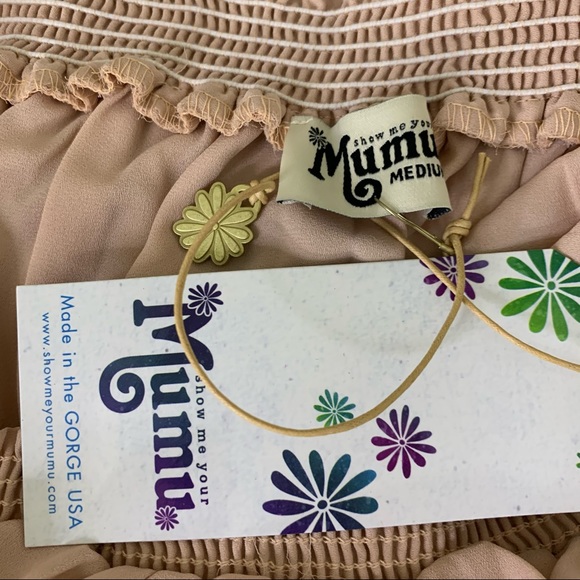 Show Me Your Mumu Hacienda Maxi Dress Dusty Blush - Picture 8 of 10